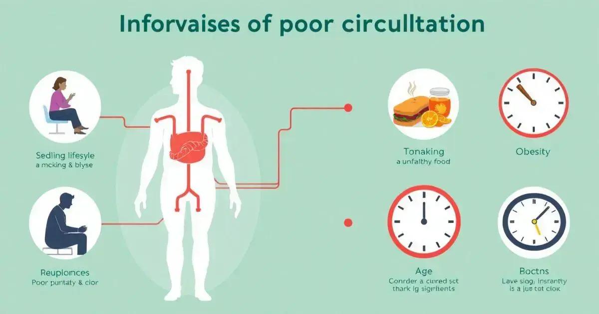 Causas comuns da má circulação